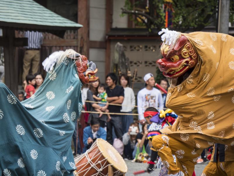 大分の獅子舞
